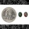 Bloodstone Scarab Flat Back 8mm x 6mm Cabochons - Set of Two - XXX - STC11